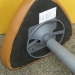 Teknion Ability Leather Triangular Seat Adjustable Spinner Stool